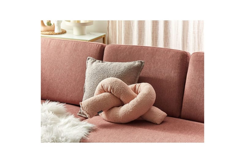 Prydnadskuddar Gladiolus Rosa - Rosa - Textil & mattor - Filtar, kuddar & plädar - Utekudde