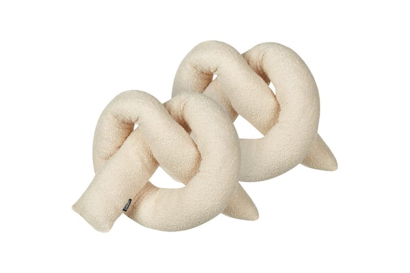 Prydnadskuddar Gladiolus set om 2 Beige - Beige - Textil & mattor - Filtar, kuddar & plädar - Utekudde