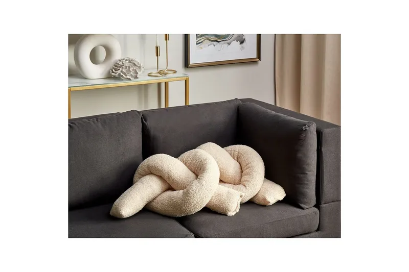 Prydnadskuddar Gladiolus set om 2 Beige - Beige - Textil & mattor - Filtar, kuddar & plädar - Utekudde