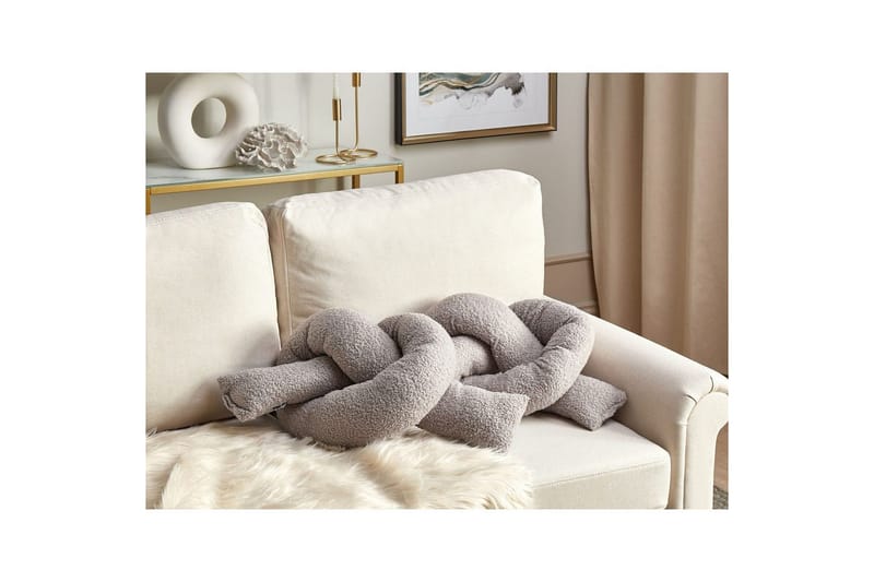 Prydnadskuddar Gladiolus set om 2 Grå - Grå - Textil & mattor - Filtar, kuddar & plädar - Utekudde