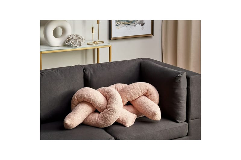 Prydnadskuddar Gladiolus set om 2 Rosa - Rosa - Textil & mattor - Filtar, kuddar & plädar - Utekudde