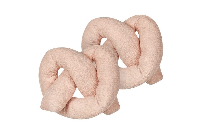 Prydnadskuddar Gladiolus set om 2 Rosa - Rosa - Textil & mattor - Filtar, kuddar & plädar - Utekudde