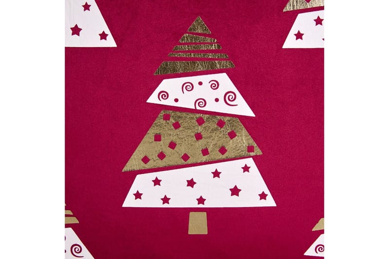 Prydnadskuddar Goldspruce set om 2 Röd/guld/vit - Röd/guld/vit - Textil & mattor - Filtar, kuddar & plädar - Prydnadskudde & kuddfodral