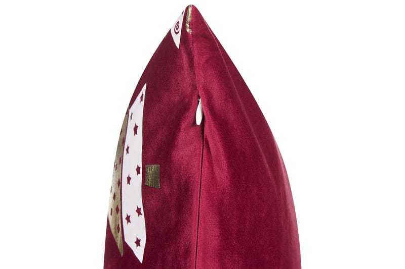 Prydnadskuddar Goldspruce set om 2 Röd/guld/vit - Röd/guld/vit - Textil & mattor - Filtar, kuddar & plädar - Prydnadskudde & kuddfodral