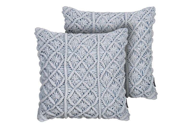 Prydnadskuddar Goreme set om 2 Blå - Blå - Textil & mattor - Filtar, kuddar & plädar - Utekudde