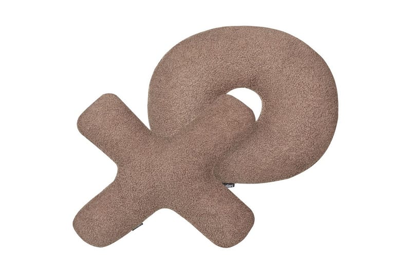 Prydnadskuddar Hesperis set om 2 Brun - Brun - Textil & mattor - Filtar, kuddar & plädar - Utekudde