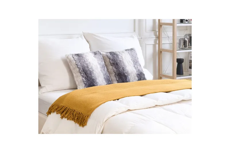 Prydnadskuddar Hordeum set om 2 Brun - Brun - Textil & mattor - Filtar, kuddar & plädar - Utekudde