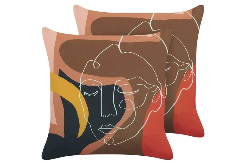 Prydnadskuddar Hyacinth set om 2, undefined