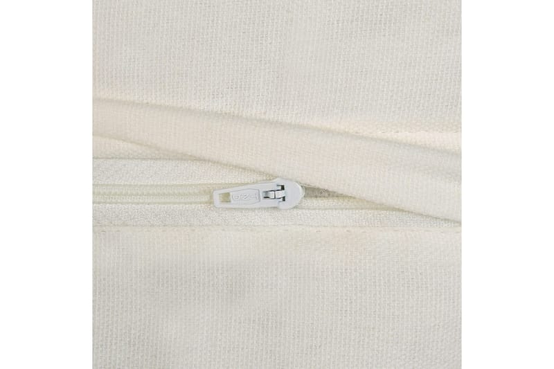 Prydnadskuddar Ianthe set om 2 Vit/brun - Vit/brun - Textil & mattor - Filtar, kuddar & plädar - Prydnadskudde & kuddfodral