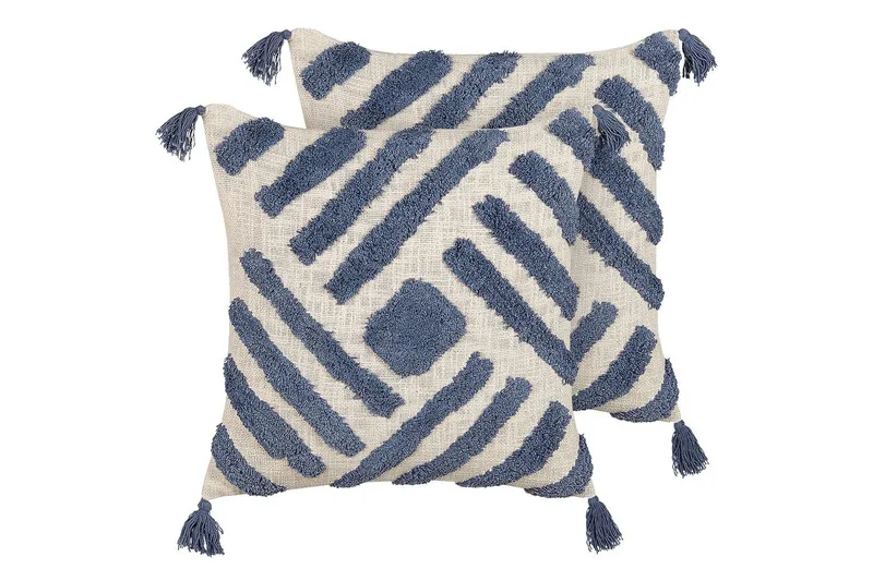 Prydnadskuddar Jacaranda set om 2, undefined