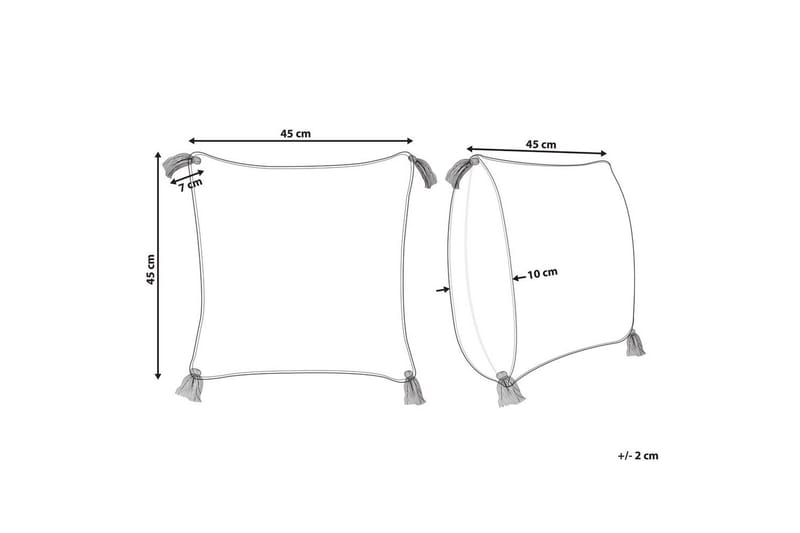 Prydnadskuddar Jacaranda - Textil & mattor - Filtar, kuddar & plädar - Prydnadskudde & kuddfodral
