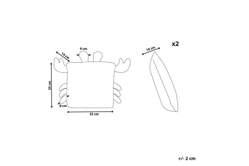 Prydnadskuddar Jargalli set om 2 - Textil & mattor - Filtar, kuddar & plädar - Prydnadskudde & kuddfodral