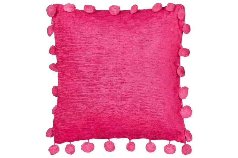 Prydnadskuddar Jasmine set om 2 Fuchsia - Fuchsia - Textil & mattor - Filtar, kuddar & plädar - Utekudde