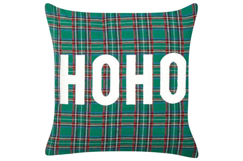 Prydnadskuddar Joycandy set om 2 Grön/Röd/Svart/Vit, Fyrkantig - Grön/Röd/Svart/Vit, Fyrkantig - Textil & mattor - Filtar, kuddar & plädar - Utekudde