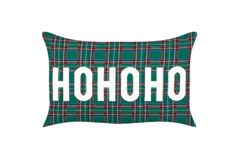 Prydnadskuddar Joycandy set om 2 Grön/Röd/Svart/Vit, Rektangulär - Grön/Röd/Svart/Vit, Rektangulär - Textil & mattor - Filtar, kuddar & plädar - Utekudde