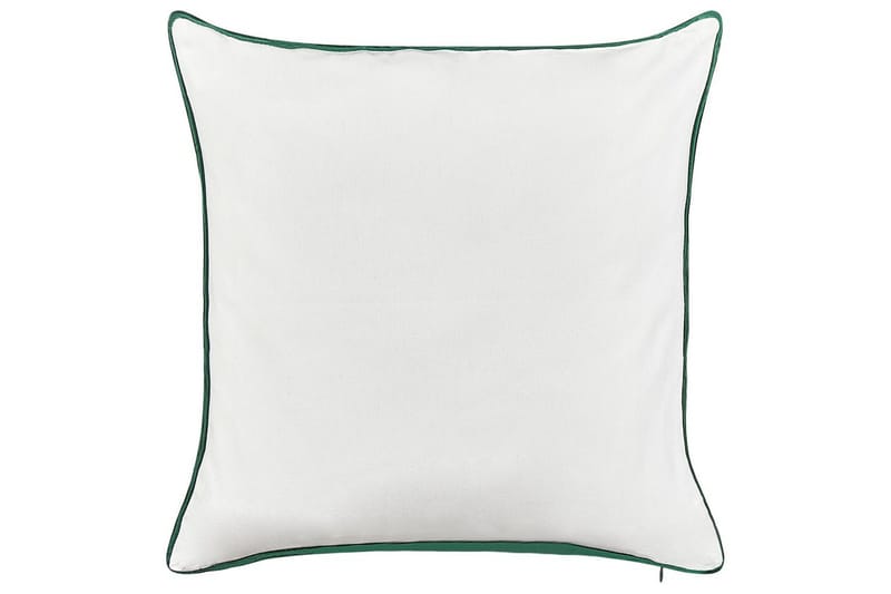 Prydnadskuddar Joycandy set om 2 Vit/Röd/Grön, Fyrkantig - Vit/Röd/Grön, Fyrkantig - Textil & mattor - Filtar, kuddar & plädar - Utekudde