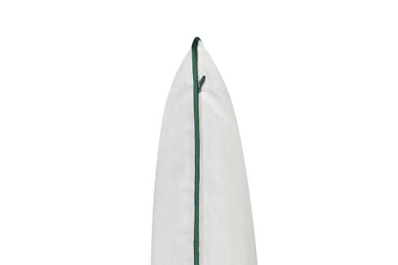 Prydnadskuddar Joycandy set om 2 Vit/Röd/Grön, Fyrkantig - Vit/Röd/Grön, Fyrkantig - Textil & mattor - Filtar, kuddar & plädar - Utekudde