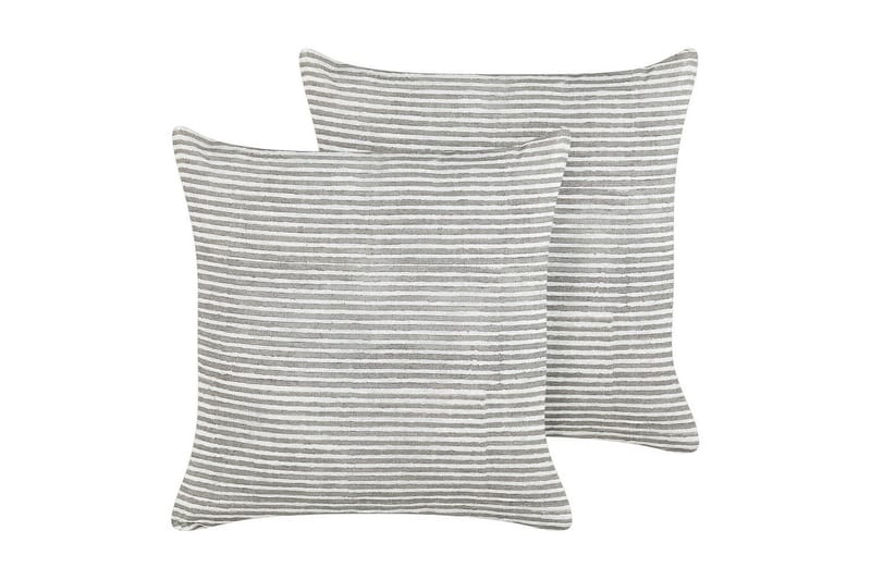 Prydnadskuddar Kanpas set om 2, undefined