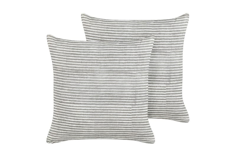 Prydnadskuddar Kanpas set om 2 - Textil & mattor - Filtar, kuddar & plädar - Utekudde