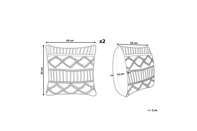 Prydnadskuddar Karatas set om 2 - Textil & mattor - Filtar, kuddar & plädar - Prydnadskudde & kuddfodral