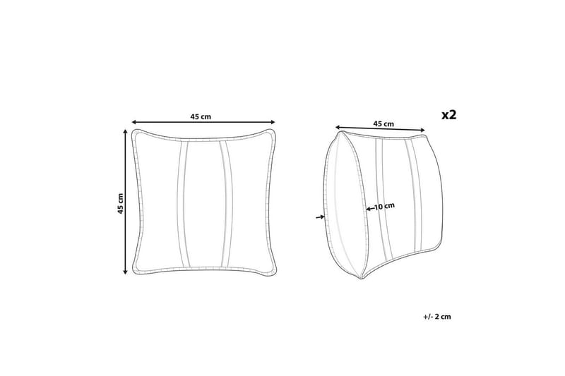 Prydnadskuddar Kavalam set om 2 - Textil & mattor - Filtar, kuddar & plädar - Utekudde