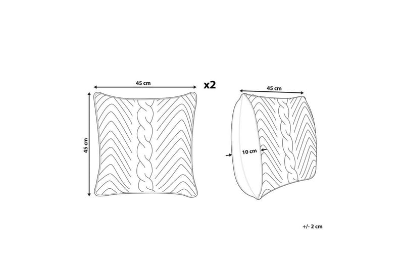 Prydnadskuddar Konni set om 2 - Textil & mattor - Filtar, kuddar & plädar - Prydnadskudde & kuddfodral