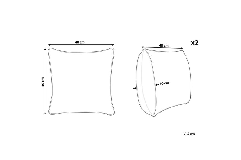 Prydnadskuddar Lalam set om 2 - Textil & mattor - Filtar, kuddar & plädar - Prydnadskudde & kuddfodral