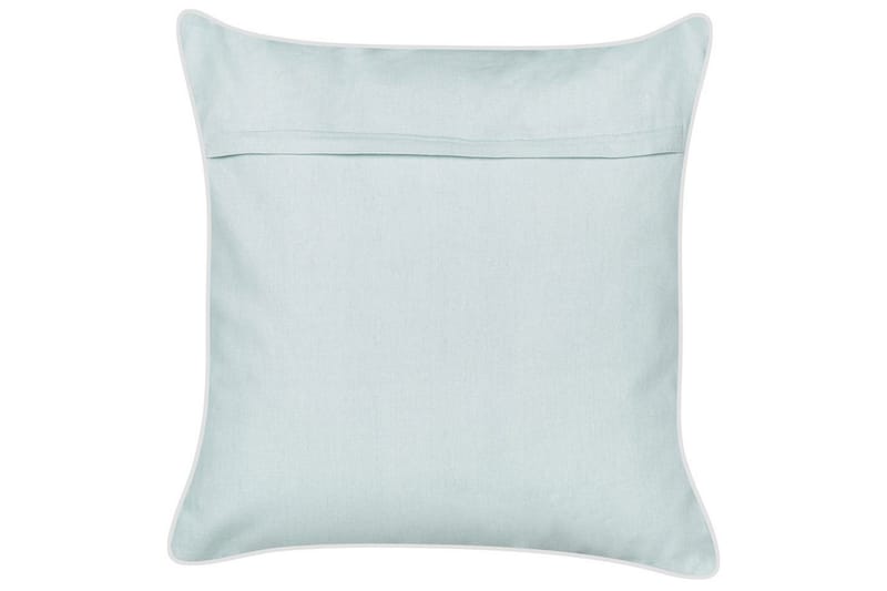 Prydnadskuddar Laminaria set om 2 Blå/Silver - Blå/Silver - Textil & mattor - Filtar, kuddar & plädar - Utekudde