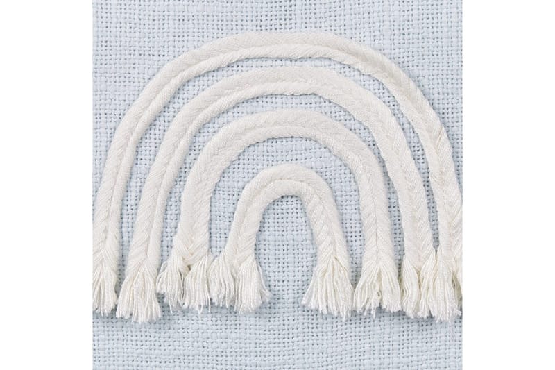 Prydnadskuddar Leea set om 2 Blå/Vit - Blå/Vit - Textil & mattor - Filtar, kuddar & plädar - Utekudde