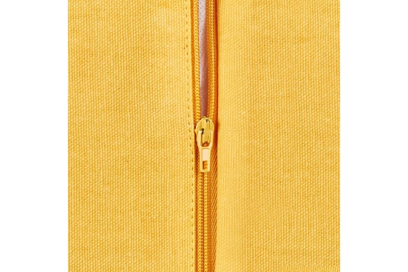 Prydnadskuddar Leea set om 2 Gul/Vit - Gul/Vit - Textil & mattor - Filtar, kuddar & plädar - Utekudde