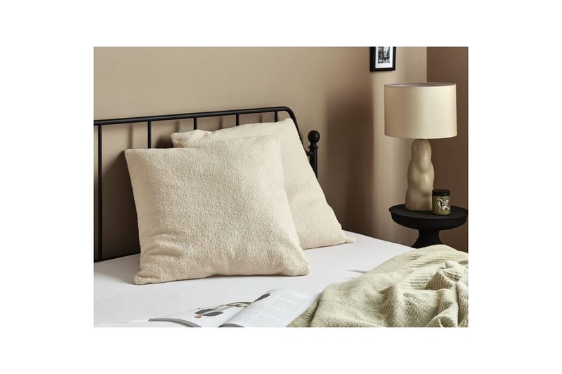 Prydnadskuddar Leuzea set om 2 Beige, 60x60 cm - Beige, 60x60 cm - Textil & mattor - Filtar, kuddar & plädar - Utekudde