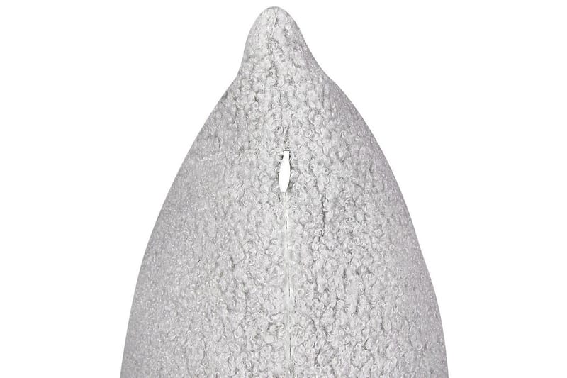 Prydnadskuddar Leuzea set om 2 Grå, 45x45 cm - Grå, 45x45 cm - Textil & mattor - Filtar, kuddar & plädar - Utekudde