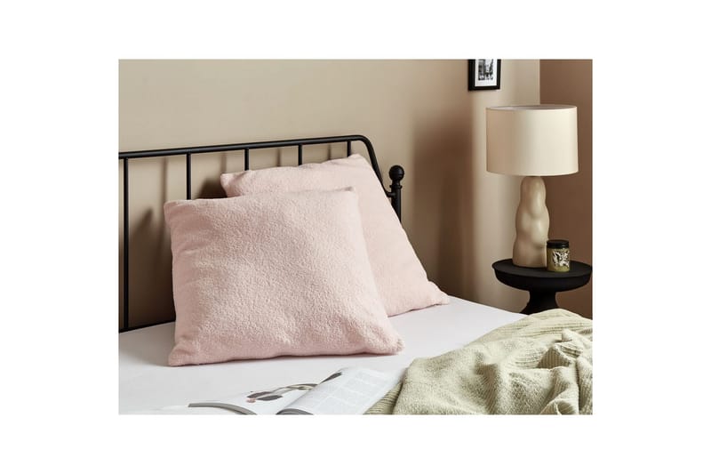 Prydnadskuddar Leuzea set om 2 Rosa, 60x60 cm - Rosa, 60x60 cm - Textil & mattor - Filtar, kuddar & plädar - Utekudde