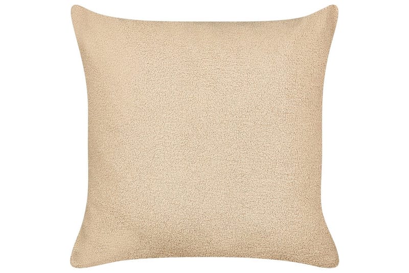Prydnadskuddar Leuzea set om 2 Sandbeige, 60x60 cm - Sandbeige, 60x60 cm - Textil & mattor - Filtar, kuddar & plädar - Utekudde