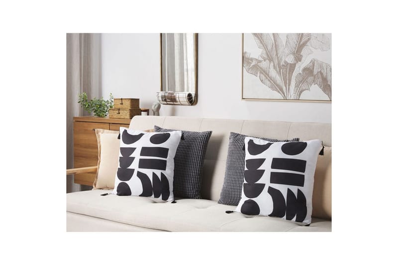 Prydnadskuddar Liriope set om 2 Fyrkantig - Fyrkantig - Textil & mattor - Filtar, kuddar & plädar - Prydnadskudde & kuddfodral