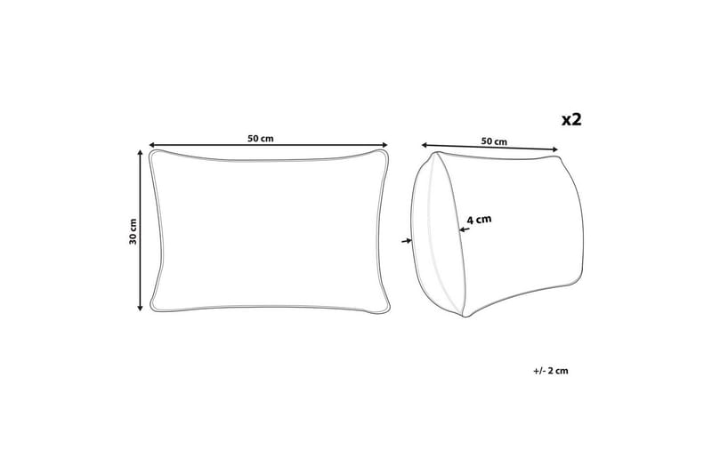 Prydnadskuddar Lovely set om 2 - Textil & mattor - Filtar, kuddar & plädar - Prydnadskudde & kuddfodral