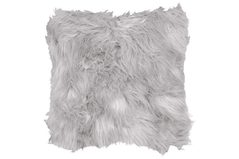 Prydnadskuddar Lubha set om 2 Grå - Grå - Textil & mattor - Filtar, kuddar & plädar - Prydnadskudde & kuddfodral