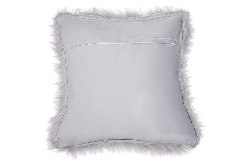 Prydnadskuddar Lubha set om 2 Grå - Grå - Textil & mattor - Filtar, kuddar & plädar - Prydnadskudde & kuddfodral