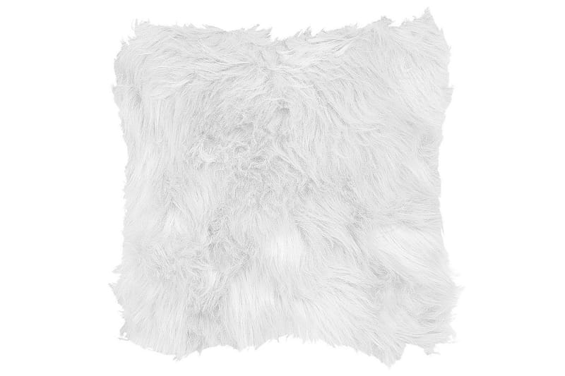Prydnadskuddar Lubha set om 2 Vit - Vit - Textil & mattor - Filtar, kuddar & plädar - Prydnadskudde & kuddfodral