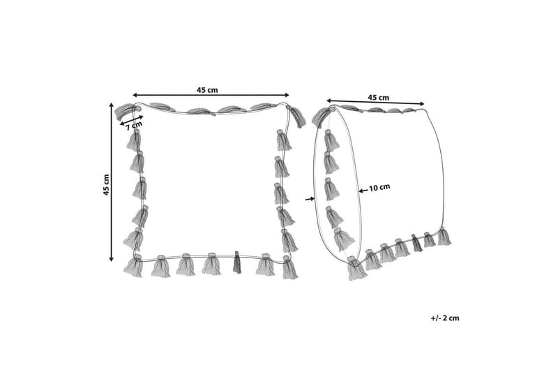 Prydnadskuddar Lynchis Rosa - Rosa - Textil & mattor - Filtar, kuddar & plädar - Utekudde