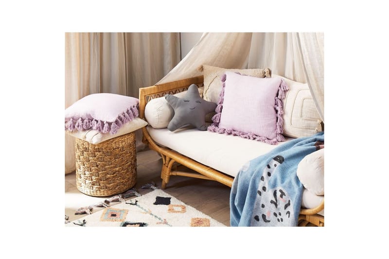 Prydnadskuddar Lynchis set om 2 Rosa - Rosa - Textil & mattor - Filtar, kuddar & plädar - Utekudde