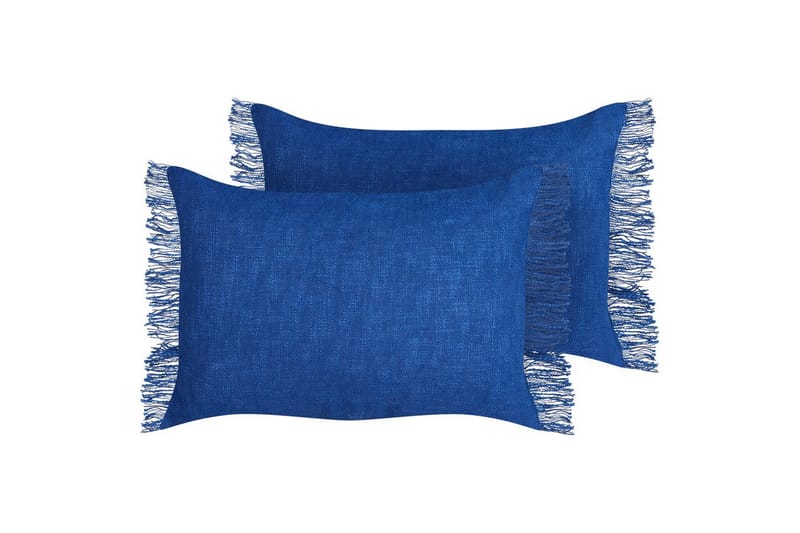 Prydnadskuddar Maba set om 2 Blå - Blå - Textil & mattor - Filtar, kuddar & plädar - Utekudde