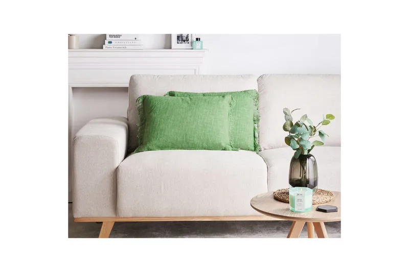 Prydnadskuddar Maba set om 2 Grön - Grön - Textil & mattor - Filtar, kuddar & plädar - Utekudde