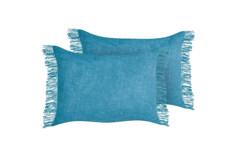 Prydnadskuddar Maba set om 2 Marinblå - Marinblå - Textil & mattor - Filtar, kuddar & plädar - Utekudde