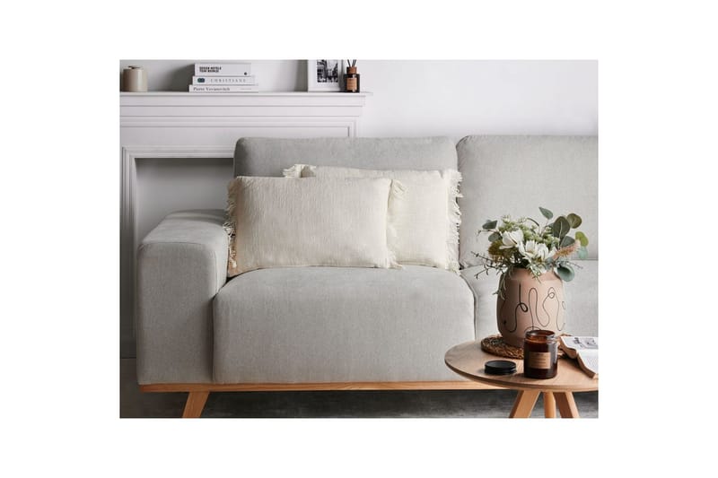 Prydnadskuddar Maba set om 2 Vit - Vit - Textil & mattor - Filtar, kuddar & plädar - Utekudde