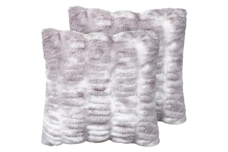 Prydnadskuddar Macodes set om 2 Ljusgrå - Ljusgrå - Textil & mattor - Filtar, kuddar & plädar - Utekudde