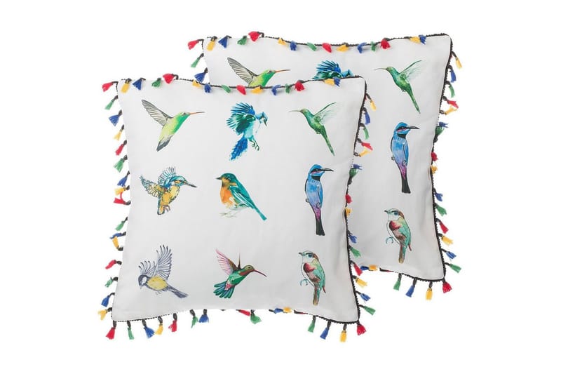 Prydnadskuddar Mallow set om 2, undefined