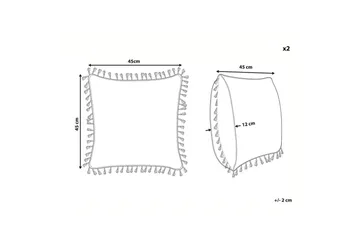 Prydnadskuddar Mallow set om 2 - Textil & mattor - Filtar, kuddar & plädar - Prydnadskudde & kuddfodral