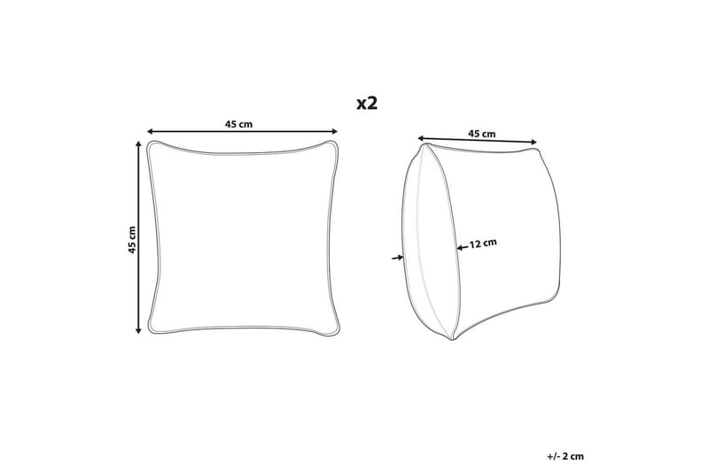 Prydnadskuddar Meadowfoam set om 2 - Textil & mattor - Filtar, kuddar & plädar - Prydnadskudde & kuddfodral