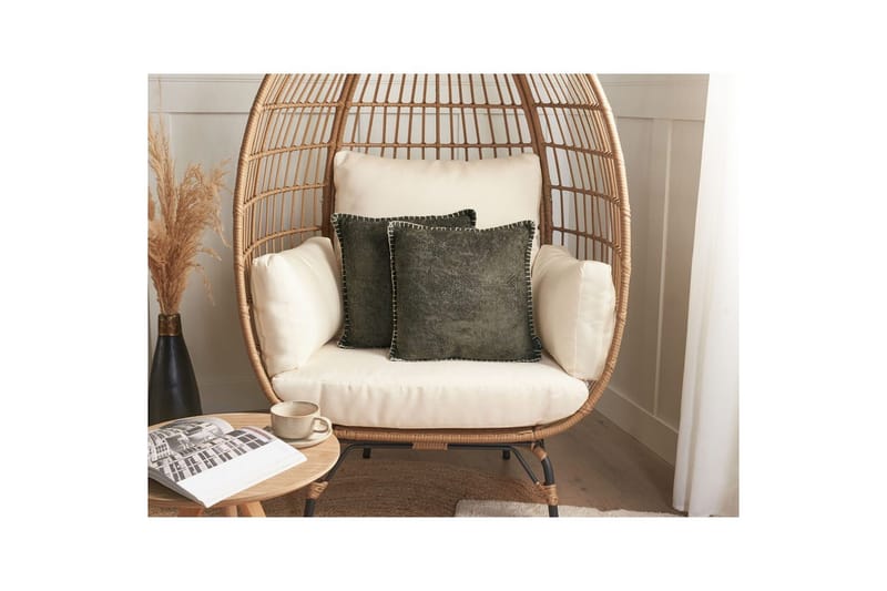 Prydnadskuddar Melur set om 2 Grå - Grå - Textil & mattor - Filtar, kuddar & plädar - Utekudde